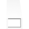Ekena Millwork 4-in. W x 8-in. D x 8-in. H Legacy Architectural Grade PVC Knee Brace BRCP04X08X08LEC - alternate 4